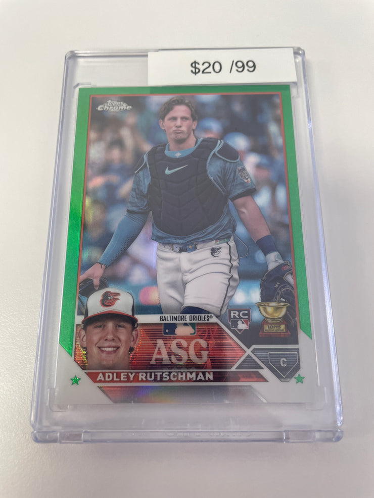 2023 Topps Chrome Adley Rutschman Green Refractor /99 