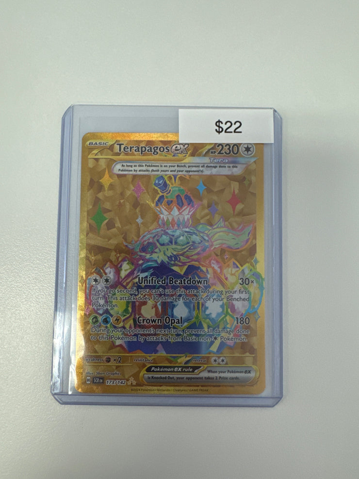 Pokémon Terapagos Ex 173/142