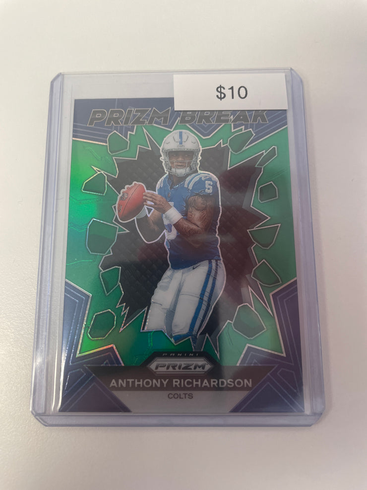 Prizm Anthony Richardson Green Prizm Break 