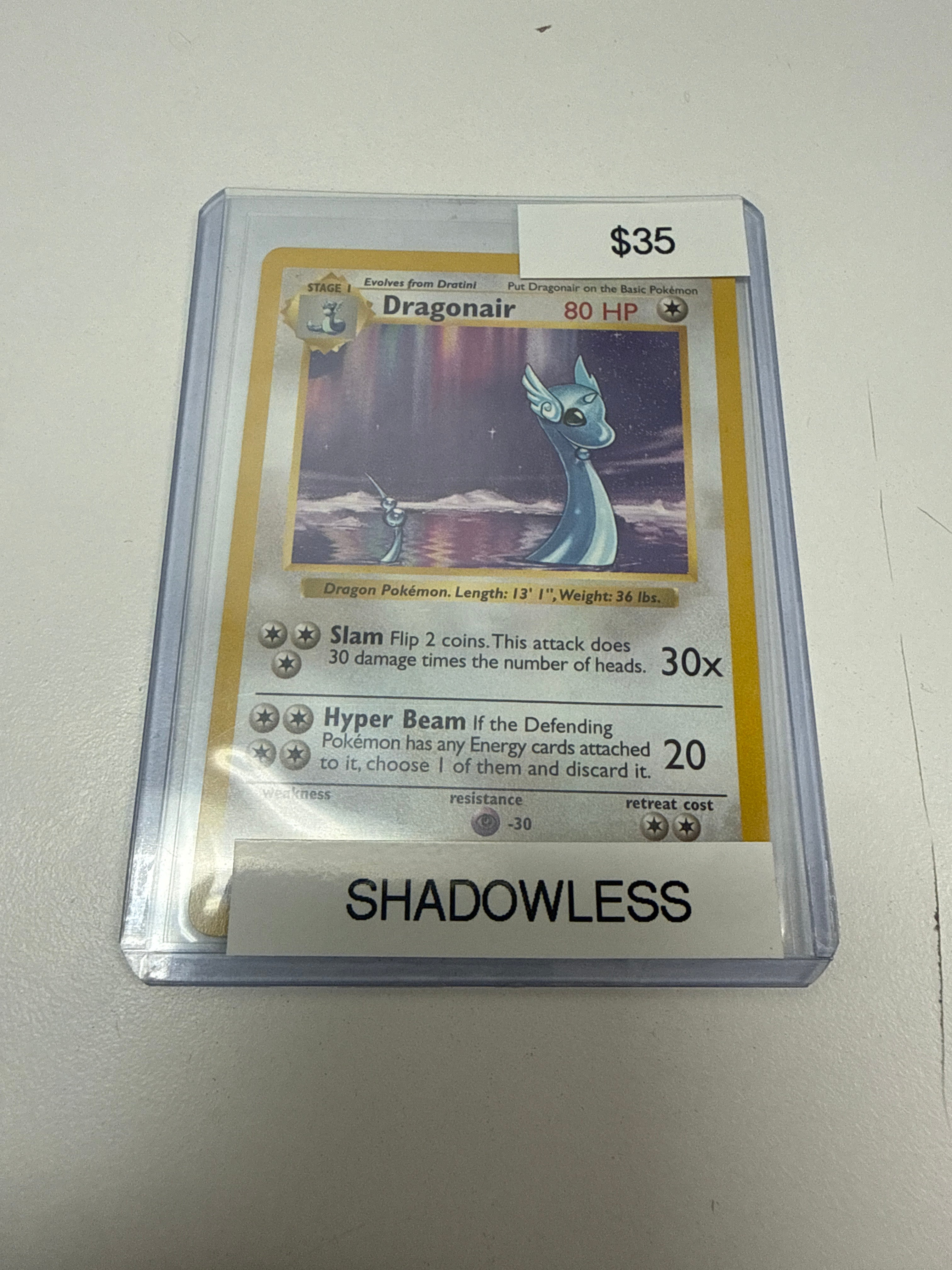 Pokemon Dragonair Shadowless Non-Holo #18/102 – Grail Collectibles AZ