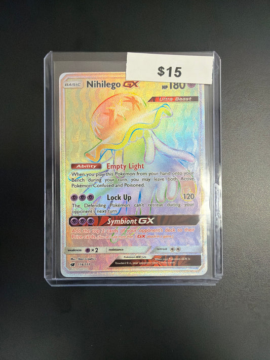 Pokemon Nihilego GX Secret 114/111