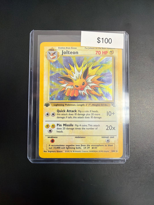 Pokemon Jungle 1st Ed. Jolteon #4/64 MP