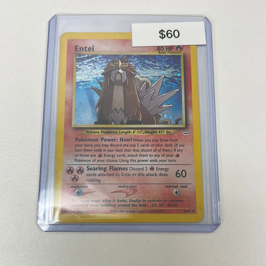 Pokémon Entei Neo Revelation Holo 6/64