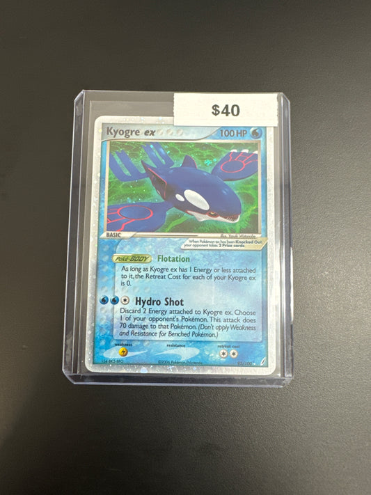 Pokémon Kyogre Ex 95/100 Holo