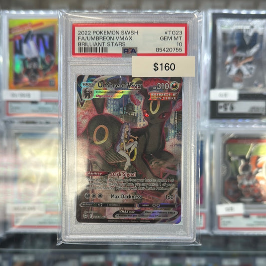 Pokémon Brilliant Stars Umbreon VMAC PSA 10