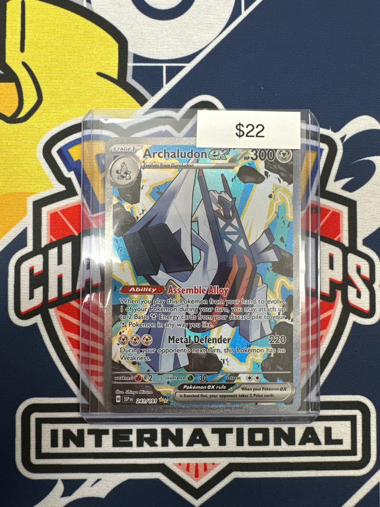 Pokemon Surging Sparks Archaludon ex 241/191