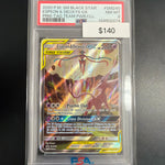 Pokemon Espeon & Deoxys GX #SM240 PSA 8