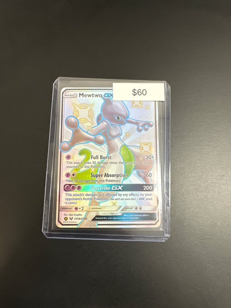 Pokémon Hidden Fates Mewtwo GX SV59/SV94