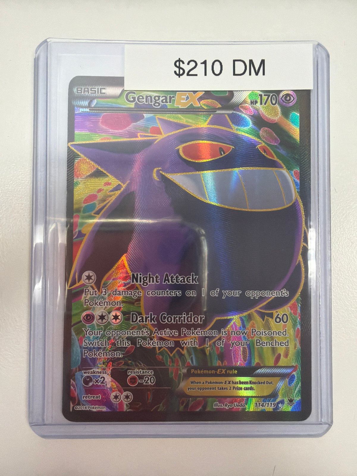 Pokemon Gengar EX DM 114/119