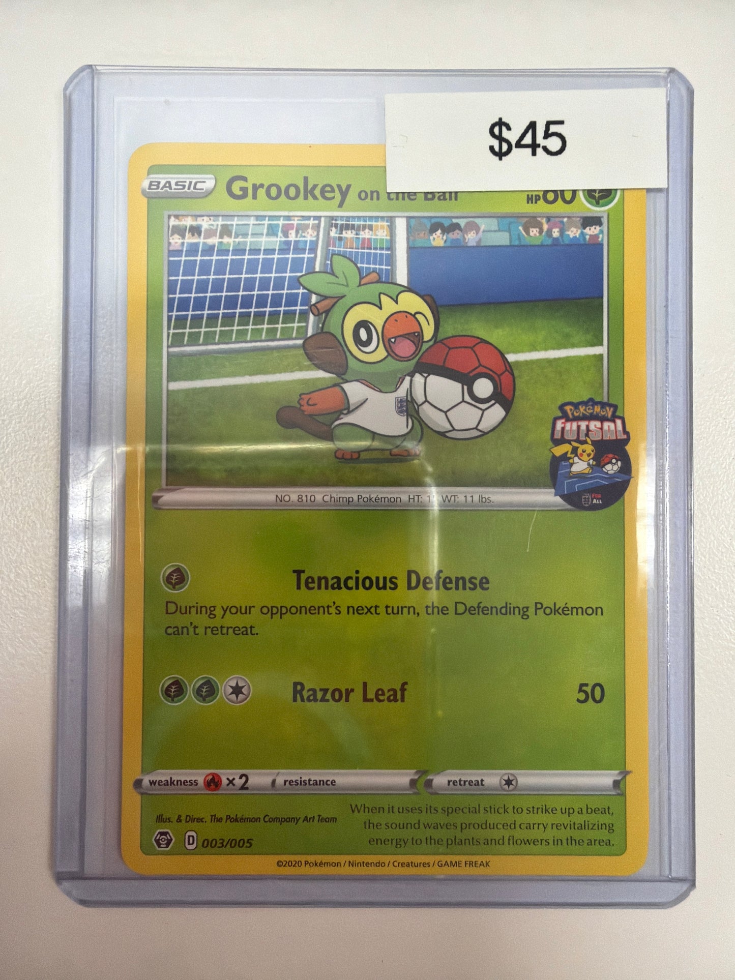 Pokemon Grookey on the Ball 003/005