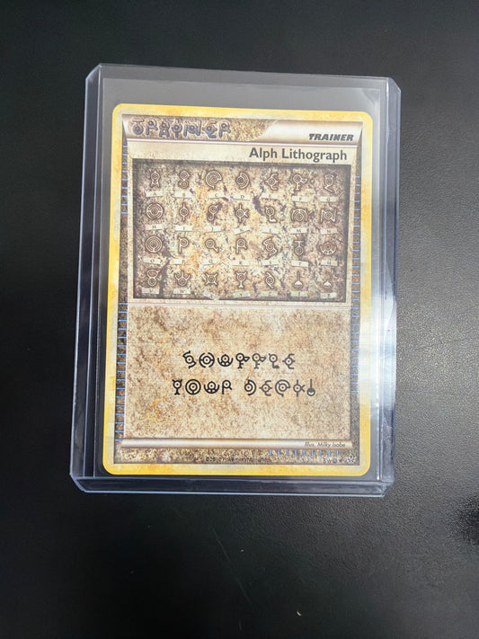 Pokémon Alph Lithograph