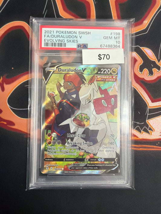2021 Evolving Skies Duraludon V PSA 10