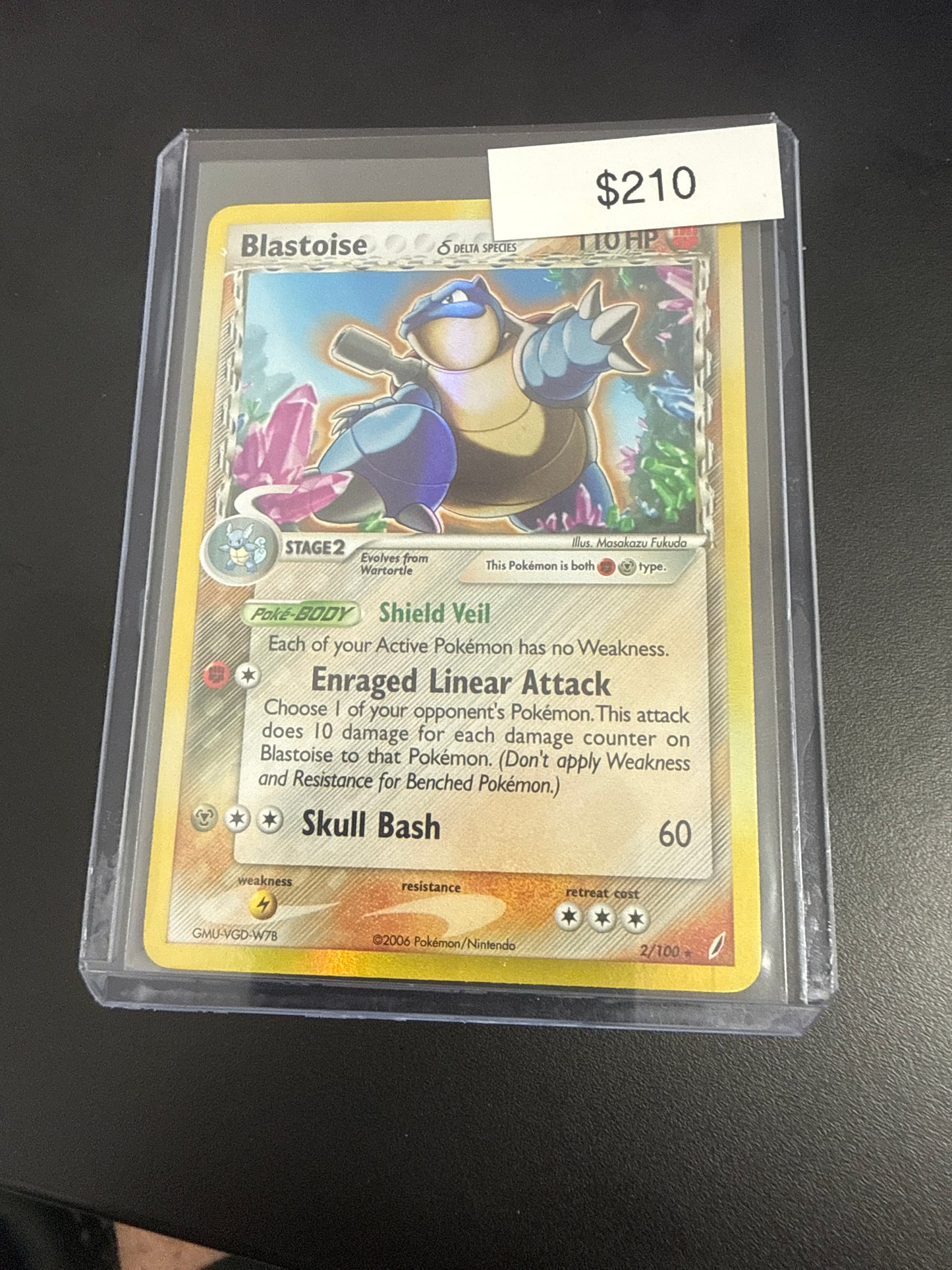Pokémon Blastoise Delta Species #2/100