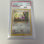 1999 Pokemon Rattata Shadowless #61/102 PSA 8