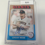 Topps Heritage Logan Webb Auto #ROALW