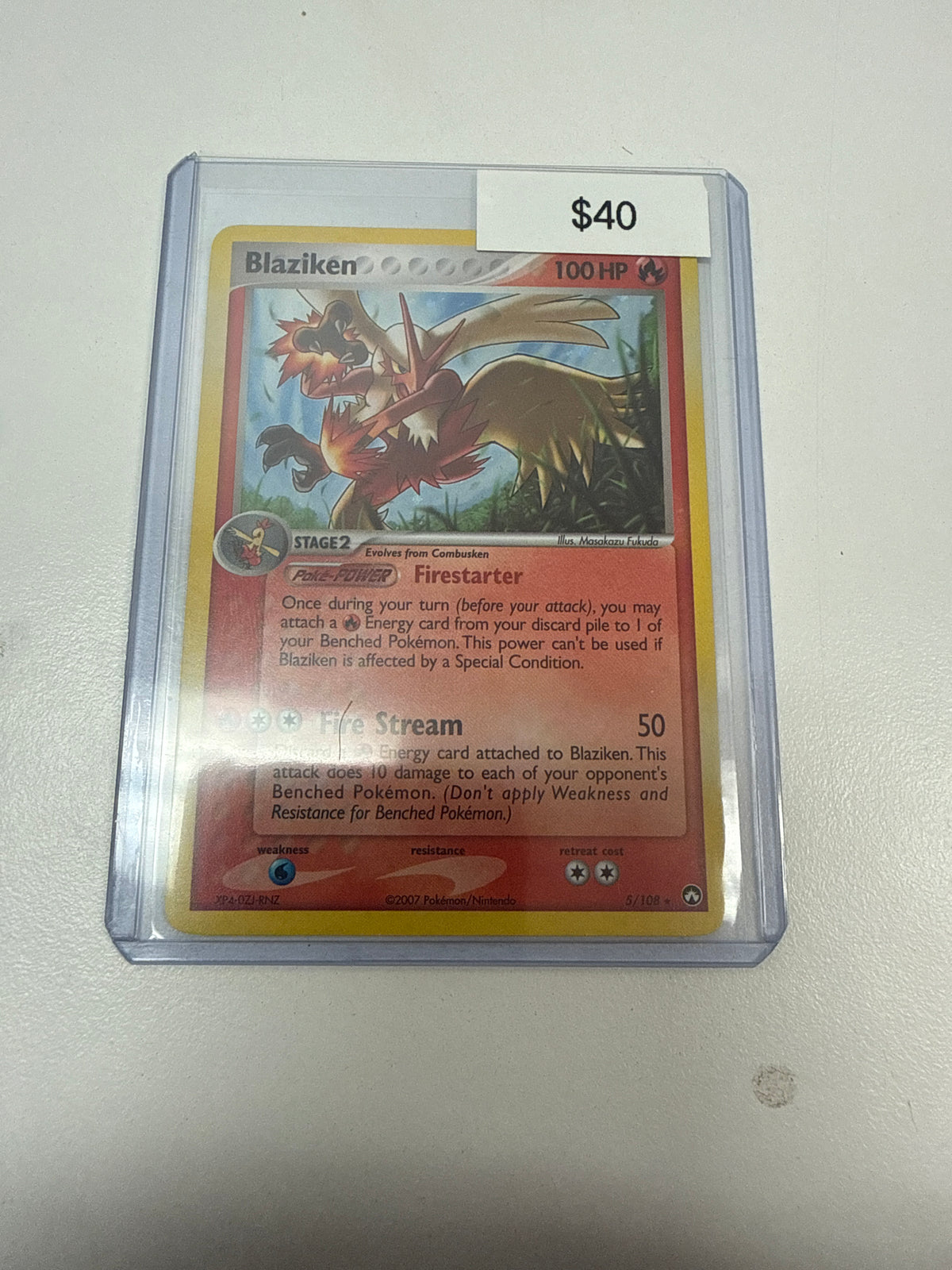 Pokemon Blaziken Holo #5/108