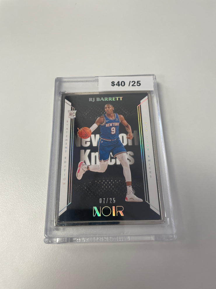 2019 Noir RJ Barrett Rookie /25 