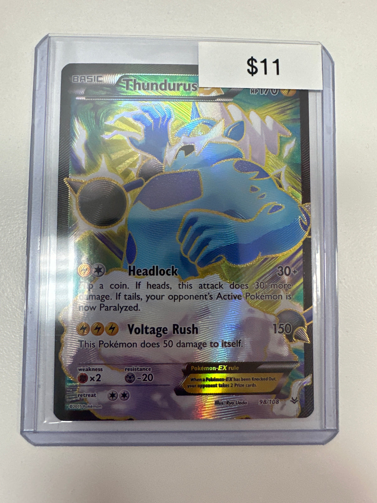 Pokemon Thundurus EX 98/108