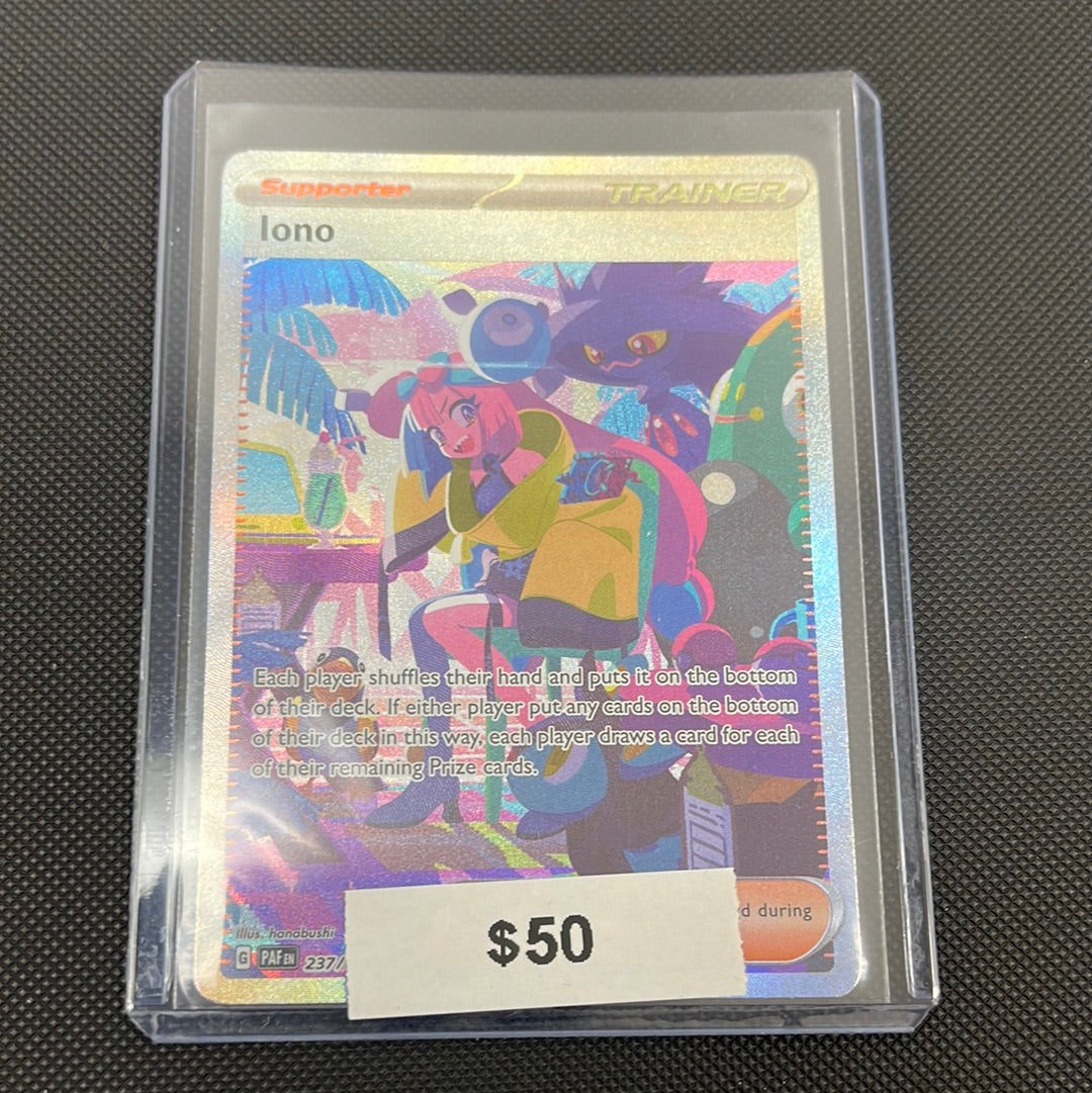 Pokémon Iono Paldean Fates Special Illustration Rare 237/091 – Grail Collectibles AZ