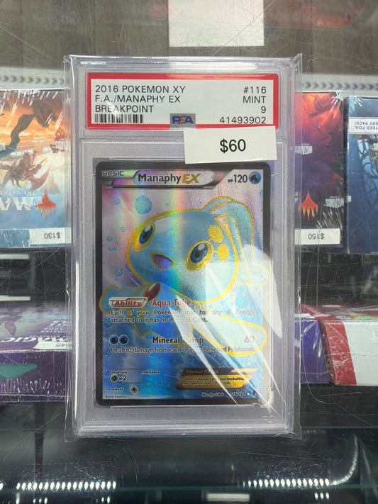 2016 Pokemon XY Manaus EX 116 PSA 9