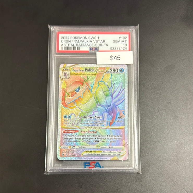 Pokémon PALKIA VSTAR 192 PSA 10