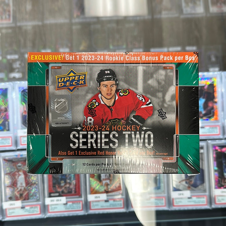 2023-24 Upper Deck Series Two Hockey Mega Box (Red Honor Roll)