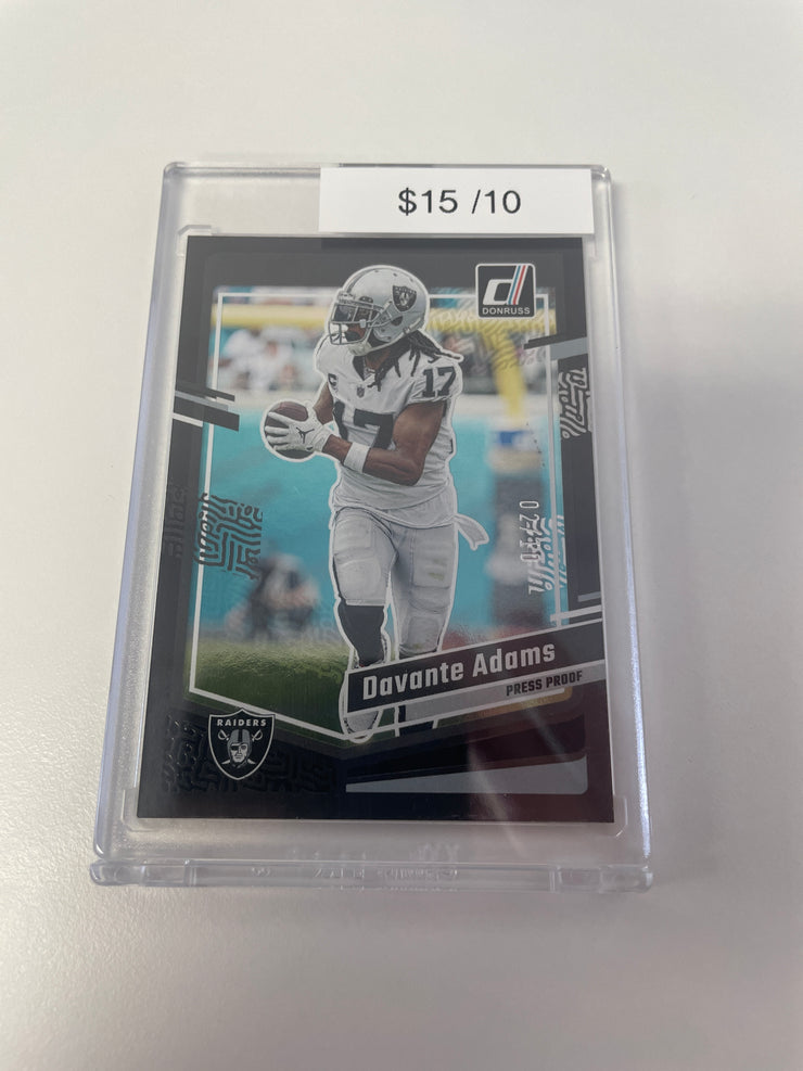 Donruss Devante Adams Black /10 