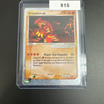 Pokémon Groudon Ex Holo 002