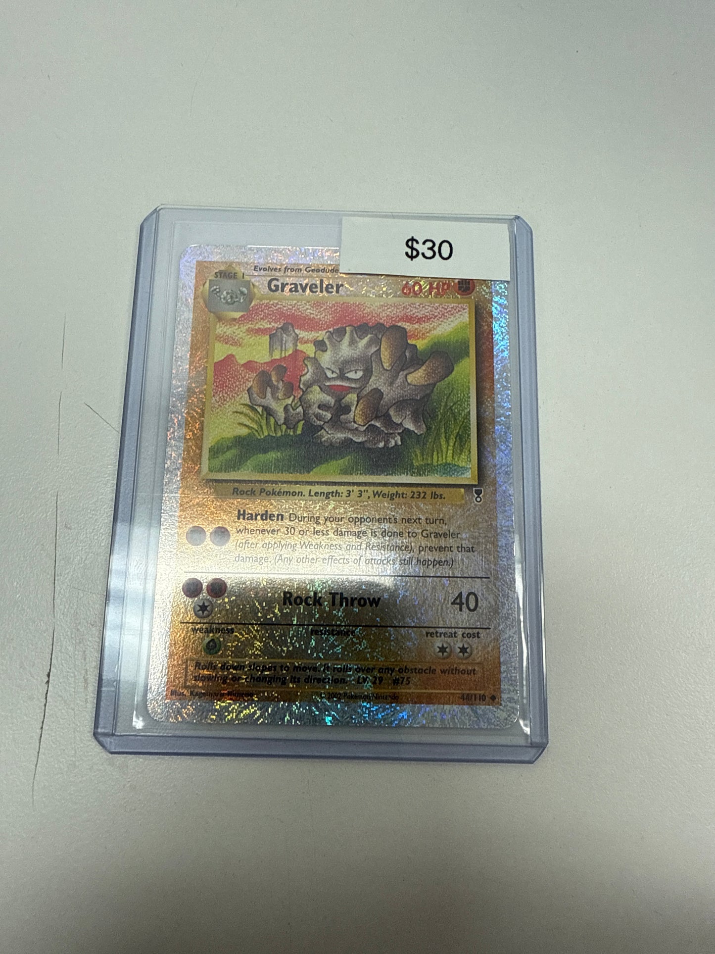 Legendary Collection Graveler Reverse Holo #44/110