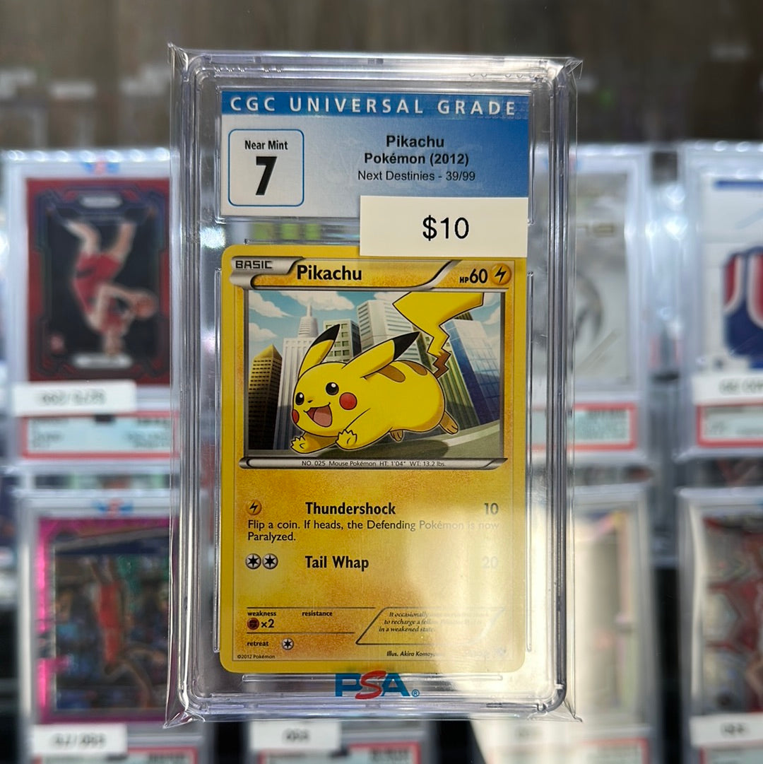 Pokémon Next Destinis Pikachu CGC 7