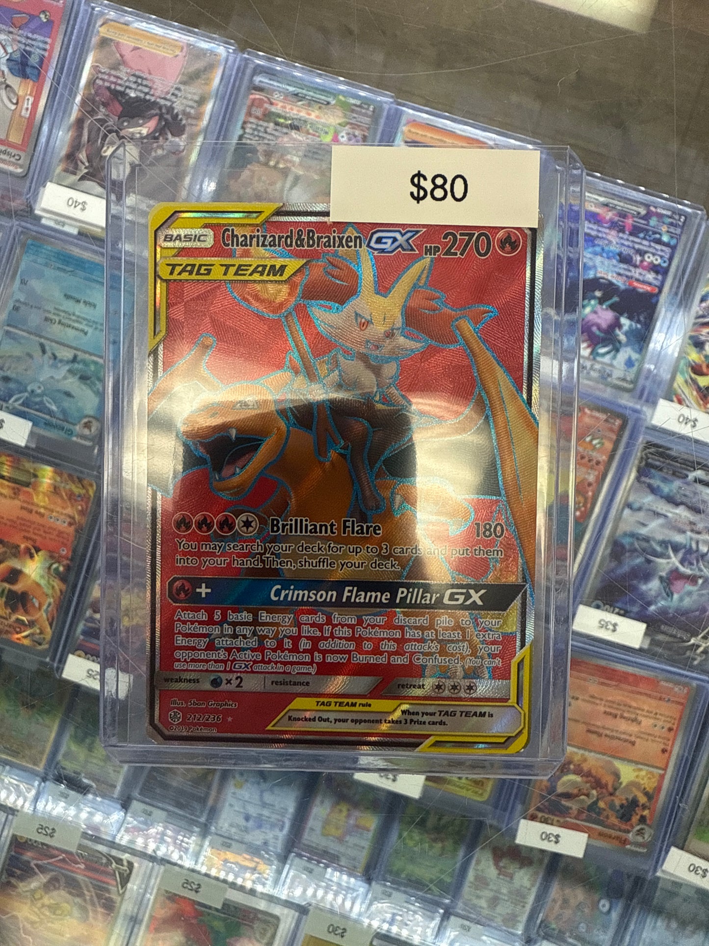 Pokémon Charizard BRAIXEN 212/236