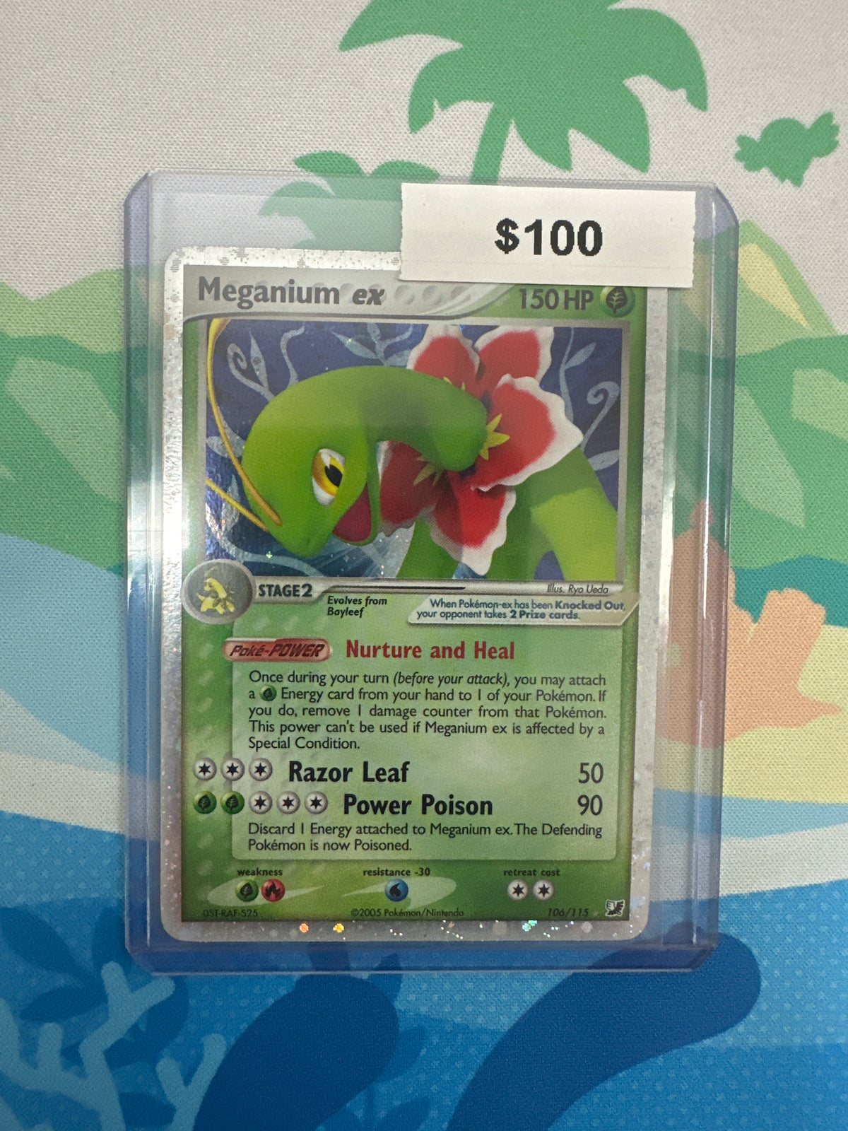 Pokemon Unseen Forces Meganium ex 106/115