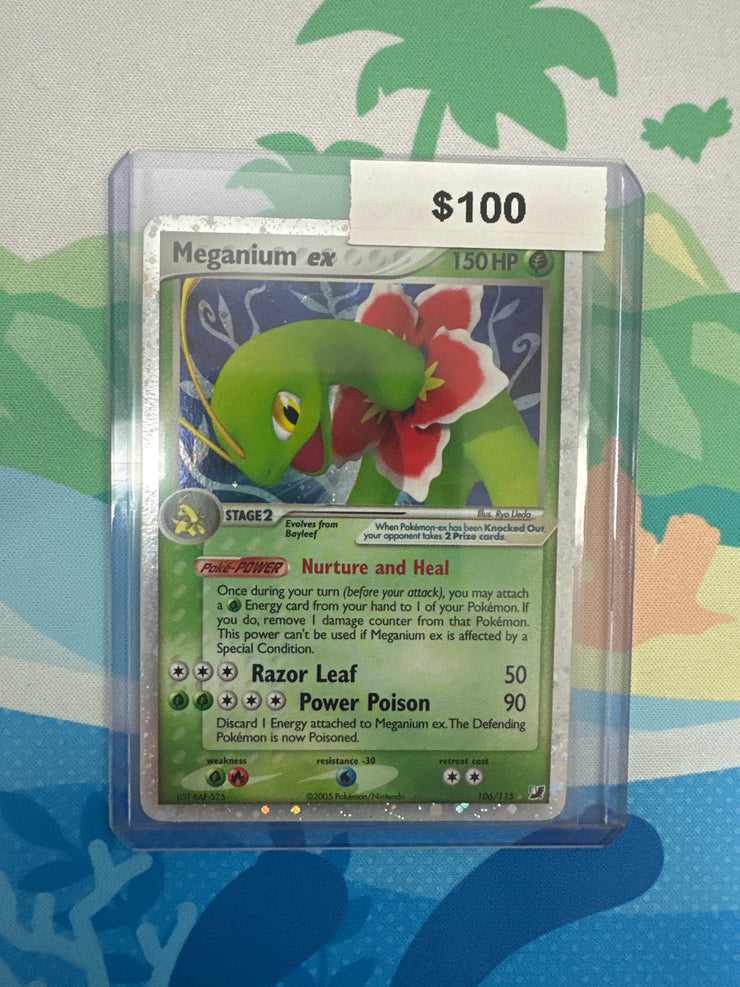 Pokemon Unseen Forces Meganium ex 106/115