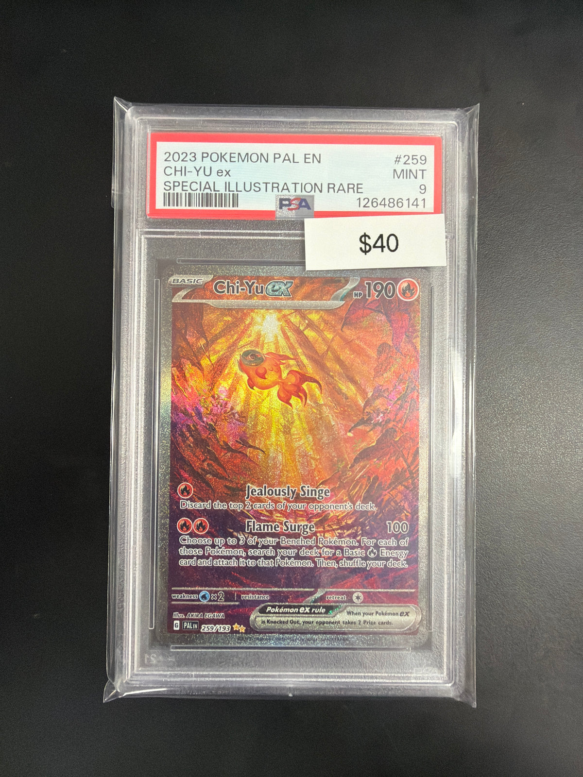 Pokemon Chi Yu EX PSA 259 PSA 9
