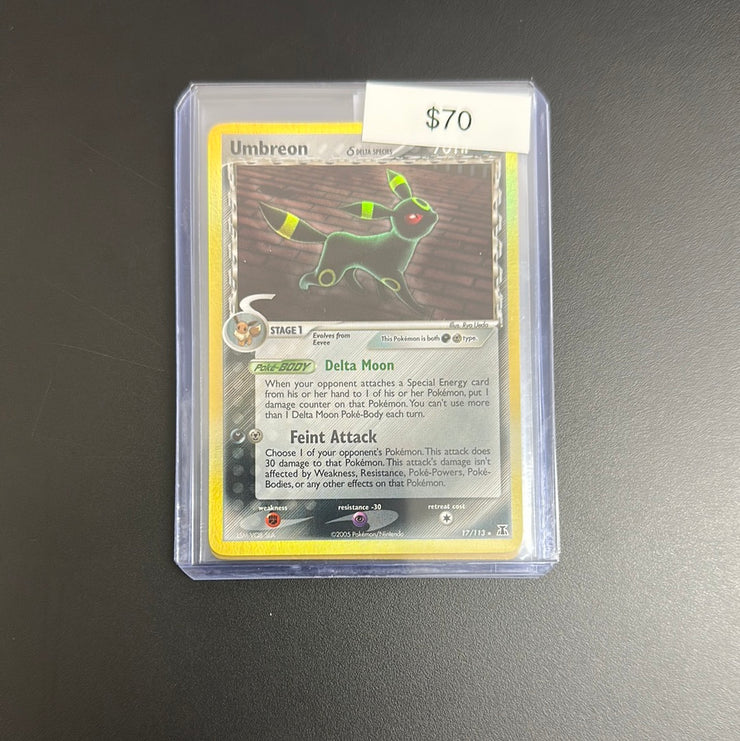 Pokémon Delta Species Umbreon Reverse Holo 17/113