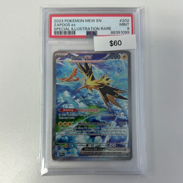 2023 Pokémon 151 Zapdos Ex 