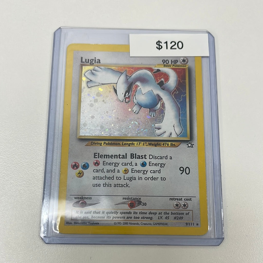 ポケモン - ルギア 1st Edition Lugia Neo Genesis 9/111 Lugia 9/111 Neo Genesis Holographic *Swirl* Rare Pokemon TCG