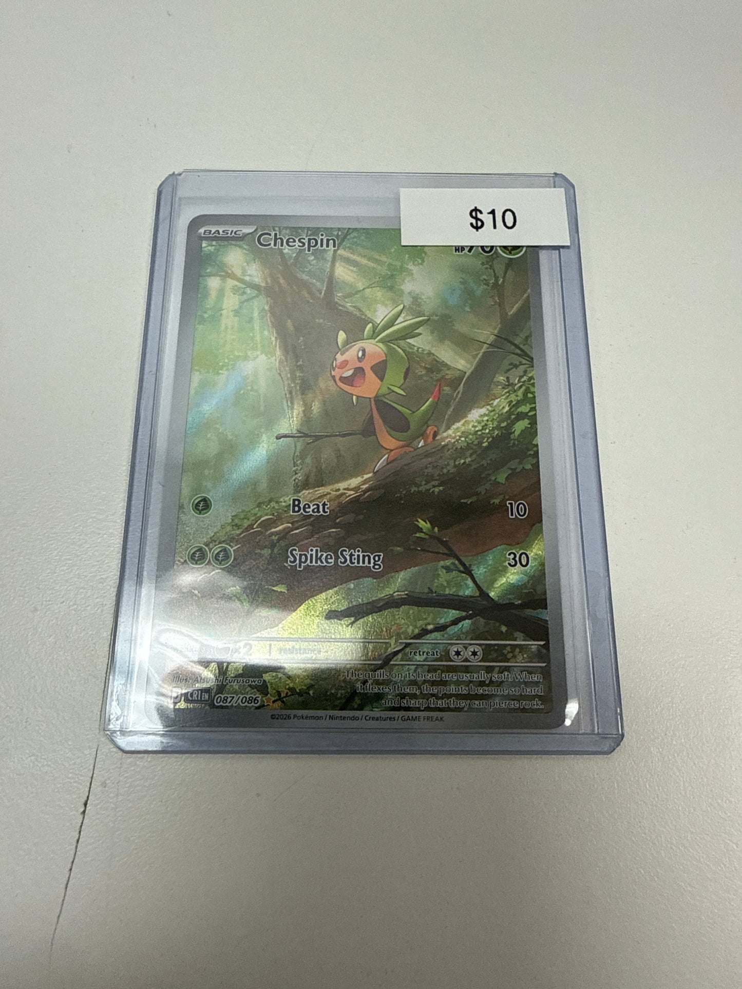 Pokemon Chespin #087/086