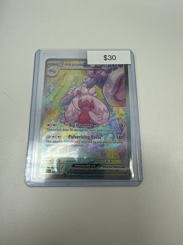 Pokémon Tinkaton ex Paldea Evolved Special Illustration Rare 262/193