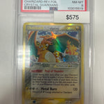 Pokemon Crystal Guardians Charizard Reverse Stamp PSA 8