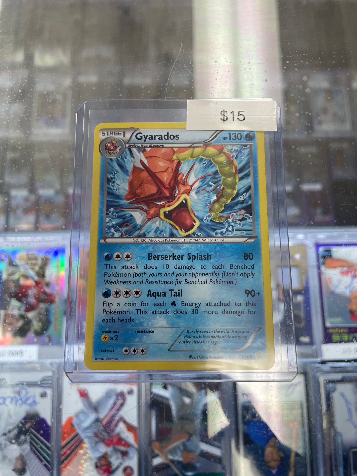 Pokemon Gyrados Xy Black Star Promo #xy109