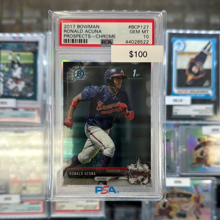2017 Bowman Ronald Acuna Prospects Chrome 