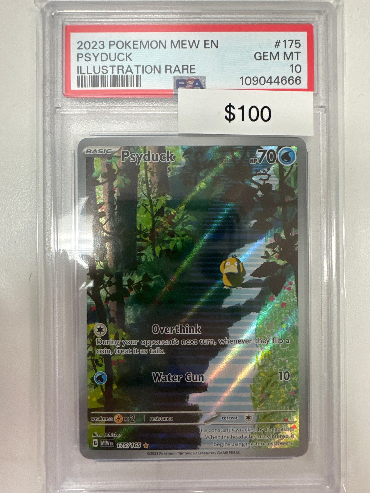 Pokemon Psyduck Illustration Rare PSA 10