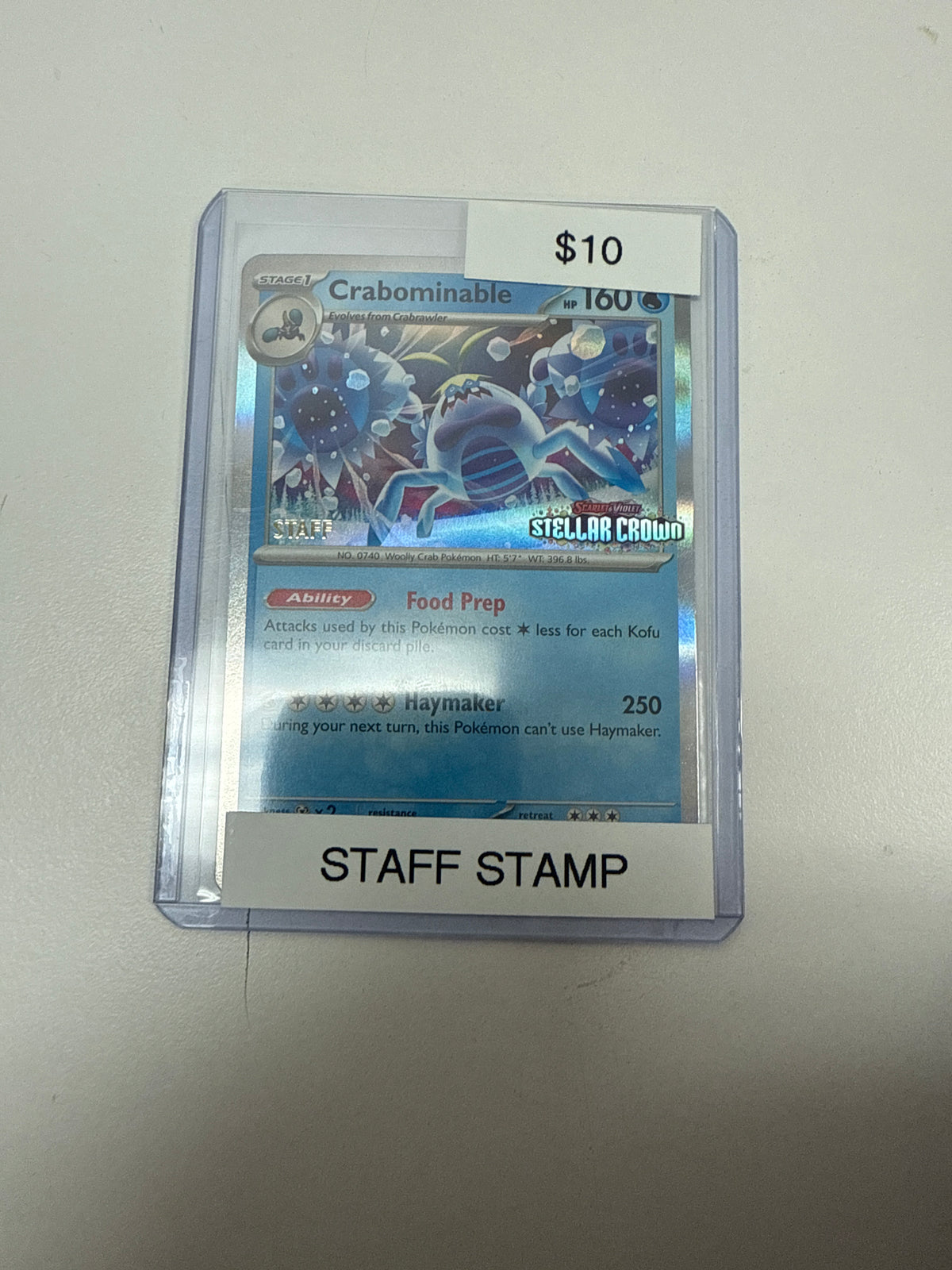 Stellar Crown Crabominable Staff Stamp #134