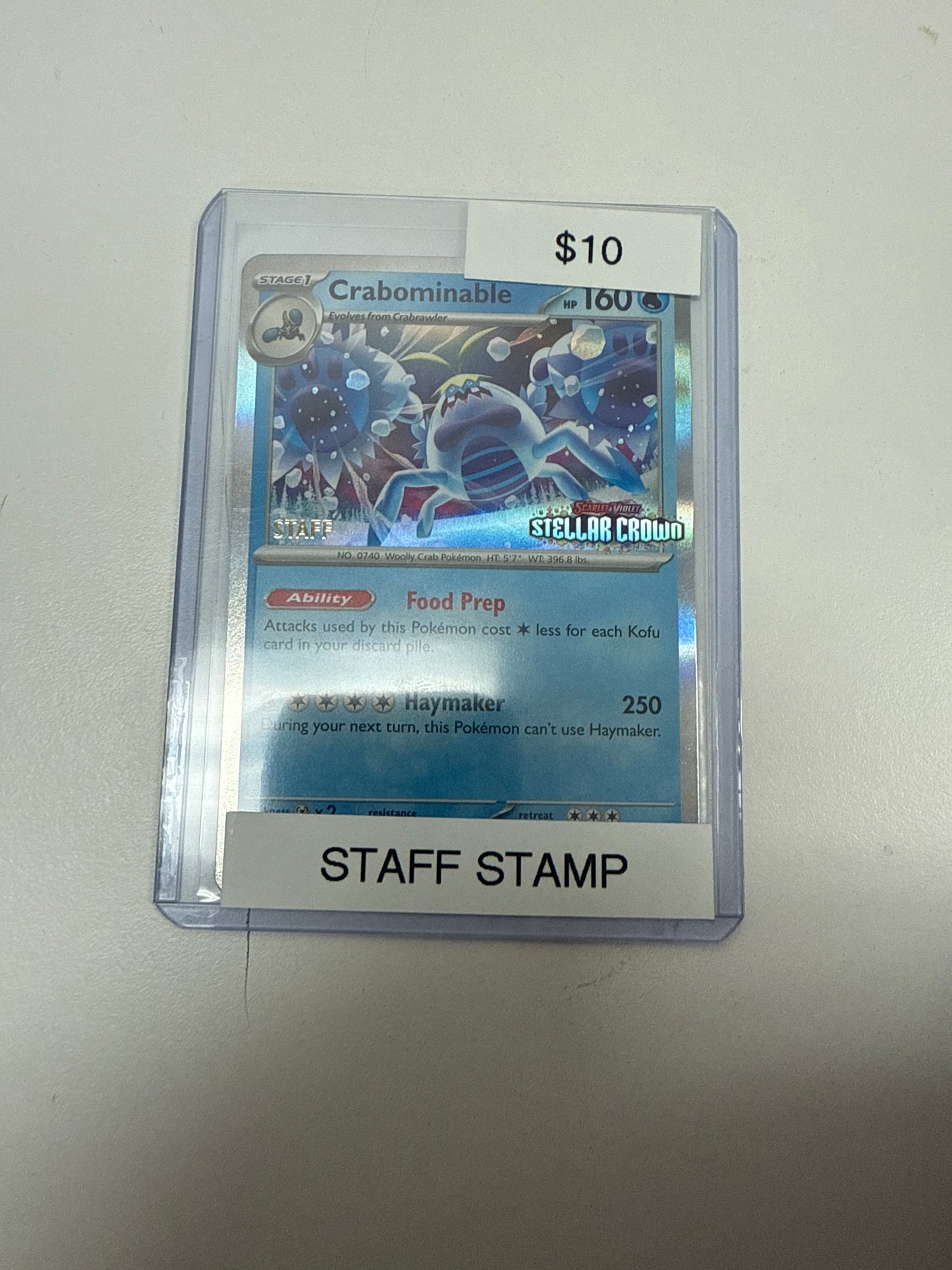 Stellar Crown Crabominable Staff Stamp #134
