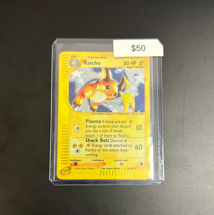 Pokémon Expidition Raichu Holo 25/165