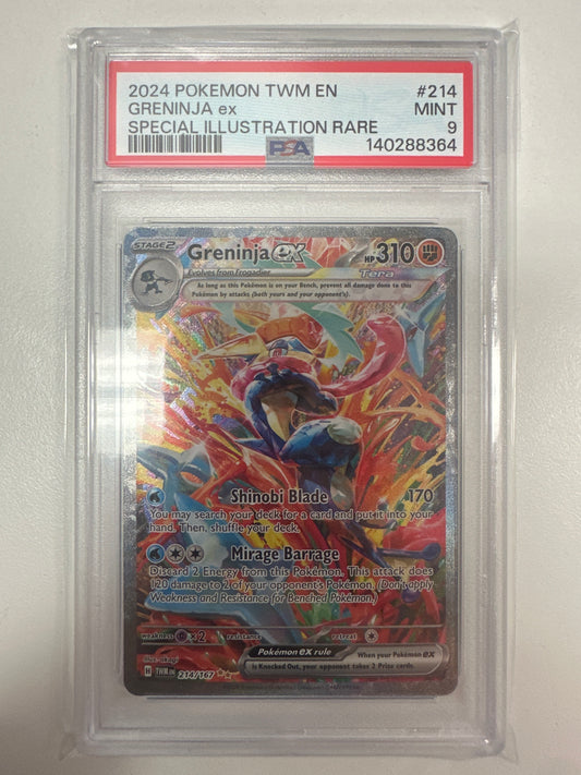 Pokemon Greninja ex 214/167 PSA 9