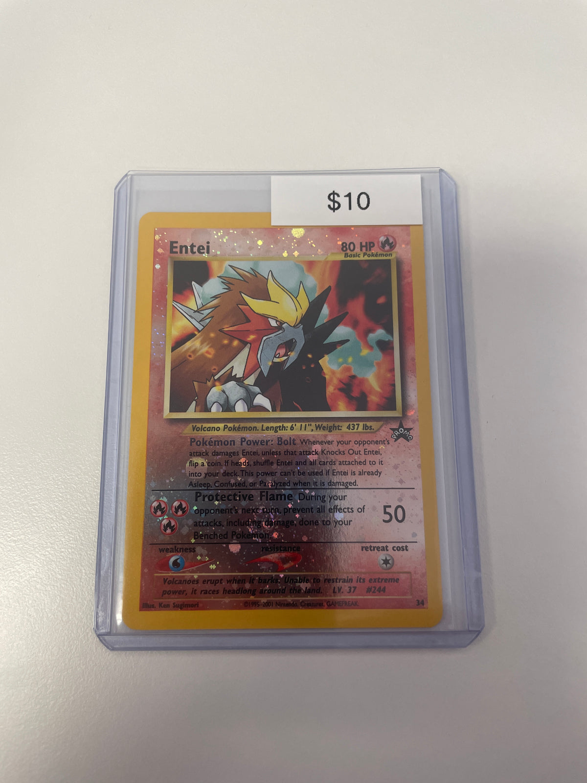 2001 Entei Promo Reverse Holo #34