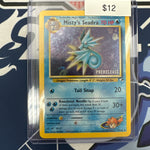 Pokemon Misty’s Seadra Prerelease Promo 9/132