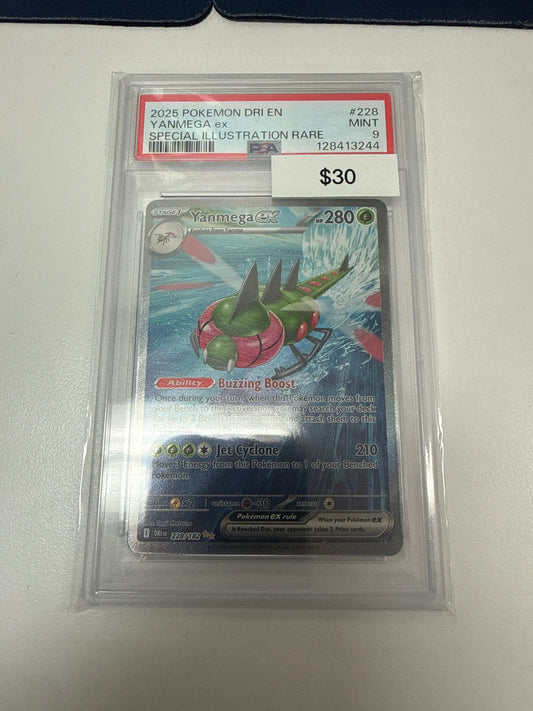 Pokemon Yanmega Ex #228/182 PSA 9